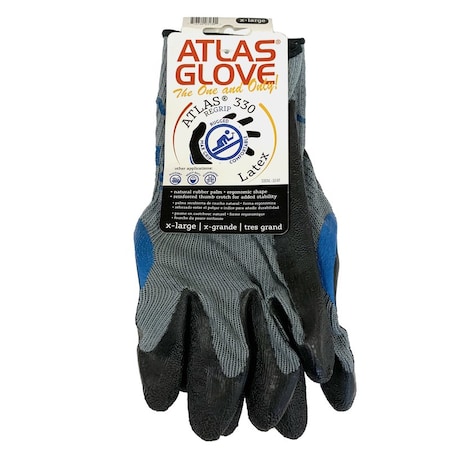 Glove Work W/Black Coating Xl